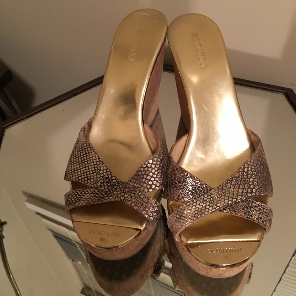Jimmy Choo wedge sandals - size 10